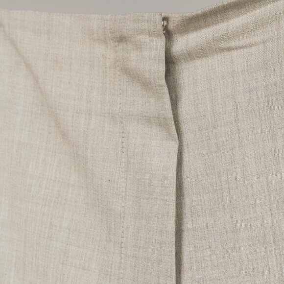 Jil Sander Grey Stretch-Wool Wide-Leg Pants - Picture 5 of 10